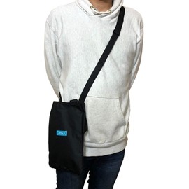 [NABESHI] 採尿 排尿 導尿 バッグ プライバシー 消臭 外出 肩掛け 斜め掛け 尿 高齢者 カテーテル (黒)