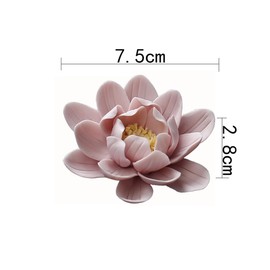 Lanito Incense Burner, Lotus Incense Plate, Stylish, Ceramic Buddhist Altar Incense Burner, Healing Incense Ceremony, Tea Ceremony, Relax, Meditation, Sleeping, Study, Zazen, Yoga, Interior Figurine