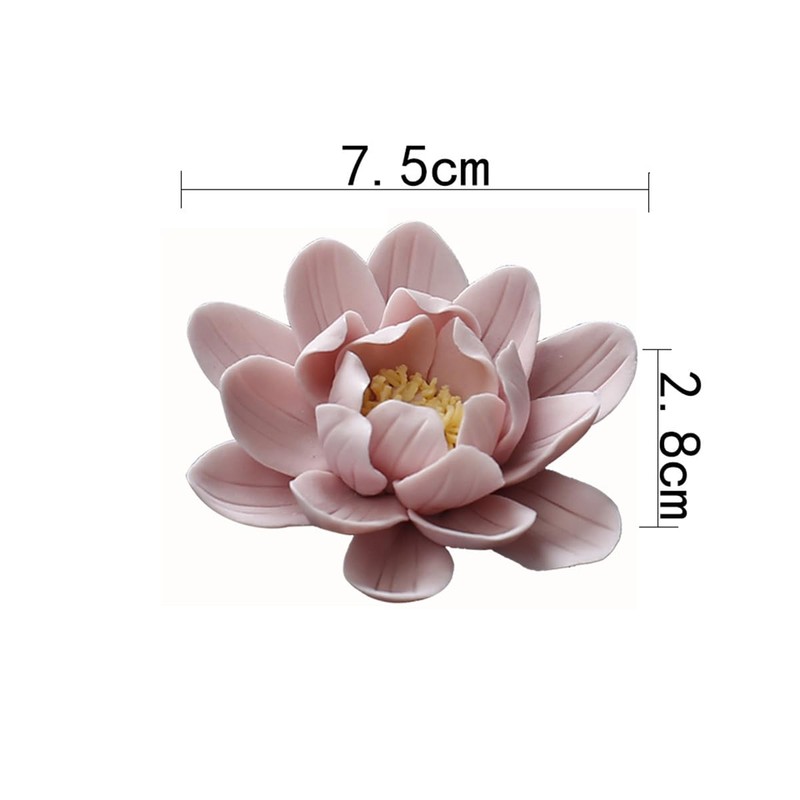Lanito Incense Burner, Lotus Incense Plate, Stylish, Ceramic Buddhist Altar