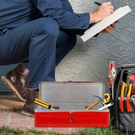 Angoily Tool Box Hardware Housing Storage Container for Tools Tool Boxes Container Car Tool Box Tool Box Metal Portable Organiser