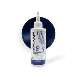 Smokkin Innovation Semi-Permanent Hair Color - 039 Orange Blaze, 5.5 FL. OZ (162 ml) - Intense orange for shiny hair - Vegan, ammonia, peroxide & alcohol free. (178 Royal Navy, 162Ml)