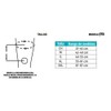 TYNOR Rodillera Mecánica Abierta- Neopreno- Crema - Modelo J15 (XXL,