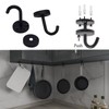 Ymaiss 6Packs Stainless Steel Mount Ceiling Hooks, Under-Shelf Coat Hook,Heavy