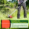 VVFLED Strimmer Line Wire, 1 Spool Round String Trimmer Line
