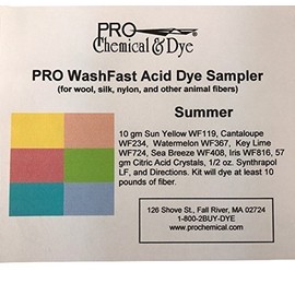 WashFast Summertime Acid Dye Sampler