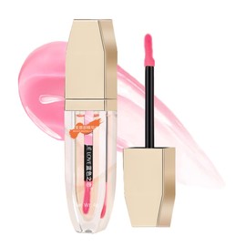 BLUE LOVE Color Changing Lip Oil, Long Lasting Moisturizing Non-sticky Fresh Texture Lip Oil, Plumping Lip Oil, Hydrating Lip Gloss Lip Balm Lip Care for Dry Lip (Peach Oolong)