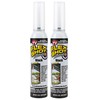 Flex Shot Rubber Adhesive Sealant Caulk, 8-oz, Black (2 Pack)