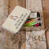 Mr. & Mrs. Panda Metal Tin Rectangular Cow - Gift,