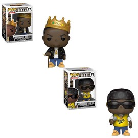 Funko Pop Rocks: Music - Notorious B.I.G. with Crown Collectible Figure, Multicolor