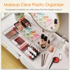 Criusia Drawer Organizer, 10 Pack Large Clear Plast Set, 3