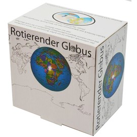 KÖGLER 75602 – Rotary Globe, German Writing, 14 Inch