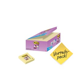 Post-it 47.6 x 47.6 mm "Value Pack" Super Sticky Notes - Canary Yellow (Pack of 24)