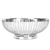 Stainless Steel Fruit Basket Multipurpose Decorative Mirror Polished Large Capacity