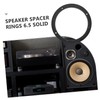Gadpiparty 2Pcs Car Door Speaker Spacer Rings Adapter for Easy