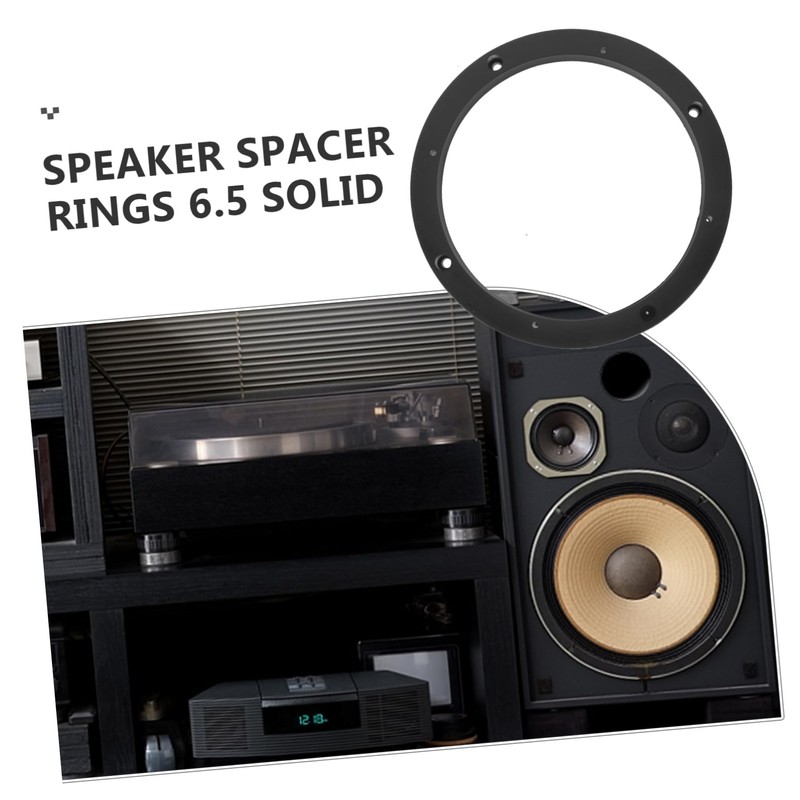 Gadpiparty 2Pcs Car Door Speaker Spacer Rings Adapter for Easy
