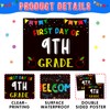 JUESMOS 16PCS First and Last Day of School Sign Double