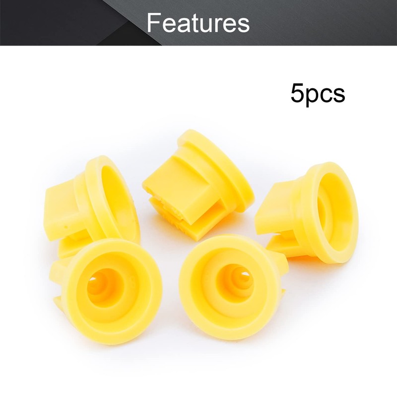 MroMax Flat Fan Spray Tip, 110 Degree Plastic Nozzle 0.2mm