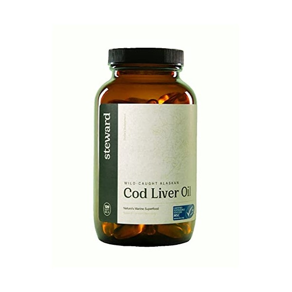 STEWARD - Wild-Caught Alaskan Cod Liver Oil 120 Softgels |