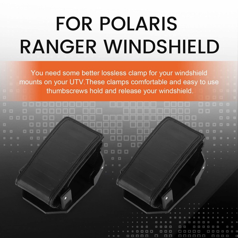 Byttlerom Windshield Mount Clamps Straps Kit Windshield Brackets Clips for