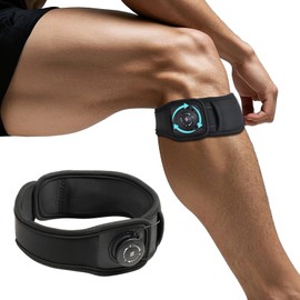 bracemundo Patellar Tendon Support Strap with Precision Adjustment Dial - Ergonomic Knee Support for Sports, Fitness, and Daily Use (Large)