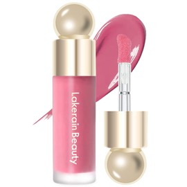 Erinde Soft Pinch Dewy Liquid Cream Blush, Velvet Silk Texture, Long-lasing, Buildable and Blendable, Moisturizing Face Blush Stick for Cheek, Liquid Blusher with Sponge 02# Pink