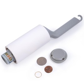 BarGifts Lint Roller Diversion Safe with Hidden Storage Hide Valuables, Secret Hidden Safe Keep Your Money, Keys, and Jewelry- White