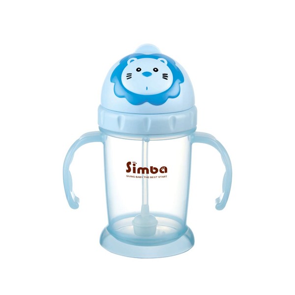 Simba Flip-it - Taza de entrenamiento para bebé (8 onzas, sin BPA), color azul