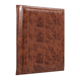 Coin Collection Book Coin Collecting Holder Coin Album 10 Pages with High-Quality PU Material for Collectors Black Brown 250 Pockets