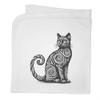 Azeeda 'Spiral Pattern Cat' Cotton Baby Blanket/Shawl (BY00043678)