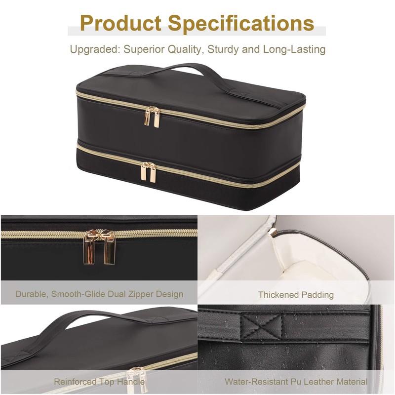 BAGCRAZY Travel Carrying Case for Dyson Shark Flexstyle Revlon Hair