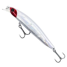 TSURINOYA 90SS Shallow Cheats Trout Lures Slow Sinking Minnow 90mm 10.8g Center of Gravity Move Sakuramas Large Trout DW103 (J Red Head)