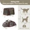 Petsfit Expandable Cat Dog Carrier for 2 Cats, 19" Lx