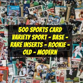BULK 500 Sports Cards Lots!! Baseball, Basketball, Football + ! OLD/NEW