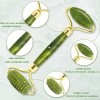Rodillo De Masaje Facial De Jade Gua Sha Rejuvenece Kit