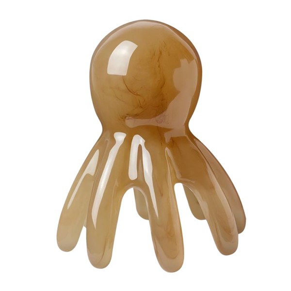 Beaupretty Eight-Claw Comb Jade Massage Comb Scraping Scalp Comb Facial