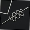 BIUDECO Pcs Metal Hairpin for Buns Snake Hair Stick Women's