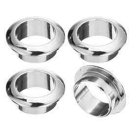 sourcing map 4Pcs Cable Hole Cover, 1 inch(25mm) ABS Office Desk Cable Wire Cord Grommet Cable Cord Organizer for Office Desktop Wire, Silver