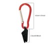 10-Piece Tarp Clamp Clips with Carabiners for Camping – Plastic