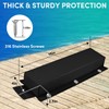 ORLANG 16" Dock Bumpers,PVC Dock Fenders with Stainless Steel Screws,Boat