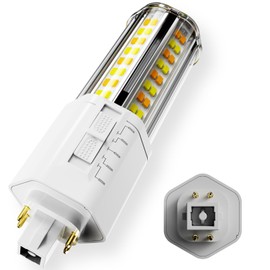 IDO LED G24q 4-Pin Light Bulb 14W 1850Lumens Dimmable (3000K/3500K/4000K/5000K/6500K) 32W CFL Replacement PL LED Light Bulbs for Porches Bathroom Kitchen(Remove/Bypass The Ballast)