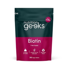 Biotin Hair Growth Supplement - 1 Year Supply High Strength 10,000mcg