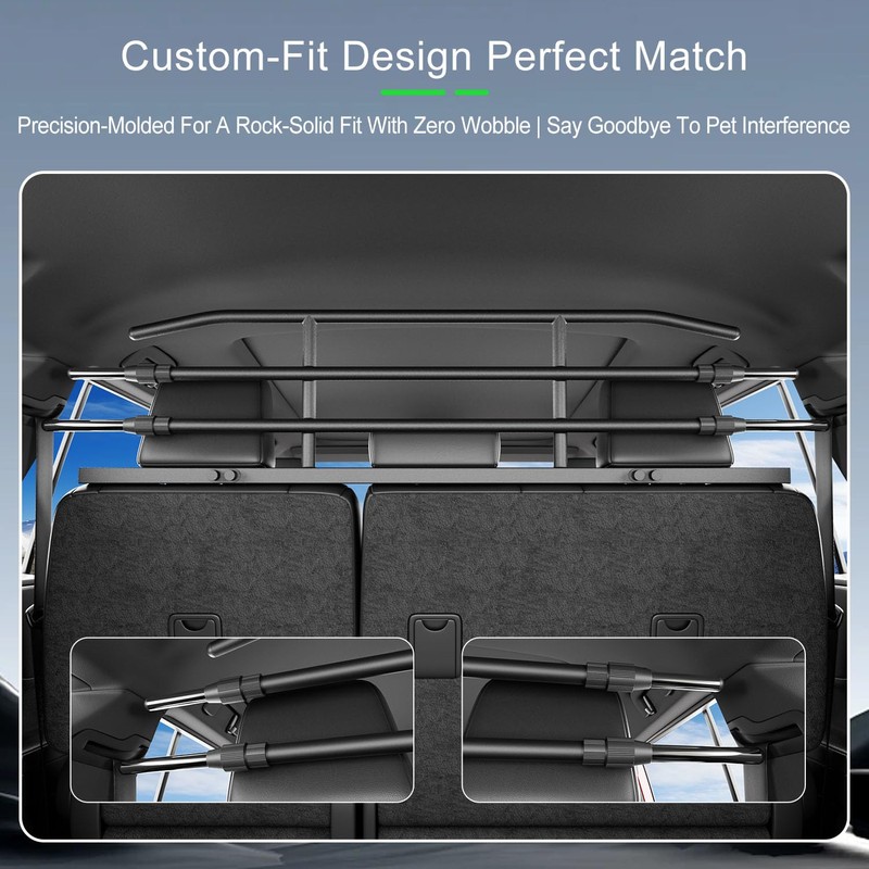 xipoqix Dog Car Barrier Compatible with 2025 Toyota 4Runner Trunk