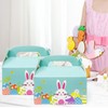 allydrew Easter Gift Baskets with Handle, Treat Boxes for Eggs,