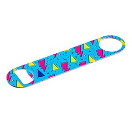 Retro 80's 90's Memphis Design Powder Coated Steel Bottle Opener