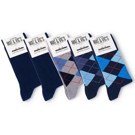 Mat & Vic's Men's Socks UK 8.5–11, 12–15, 2.5–5 or 5.5–11, Cotton Socks, 5 or 10 Pairs, Oeko-Tex 100, Made in Europe, for Leisure, Suits, Business Women's and Men's Socks