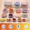 GEIKR 40 PCS Plastic Food Storage Containers with Lids Airtight,