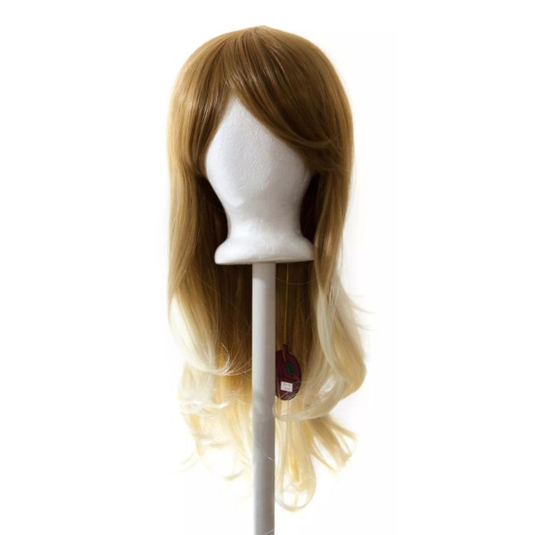 Purple Plum Inc. 25'' Layered Wavy Fade w/ Long Bangs