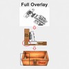 Soft Close Cabinet Hinges for Full Overlay Doors – Stainless