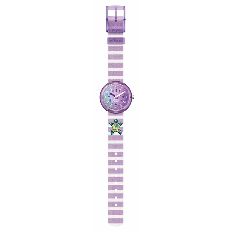Flick Flak FPNP148 Kids Watch SHINING TURTLE, purple
