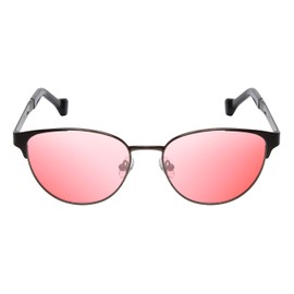 Calabria Chelsea Rectangular Pink Tint FL-41 Reading Glasses +3.00 Black Women Blue Light Sensitive Migraine FL41 Readers